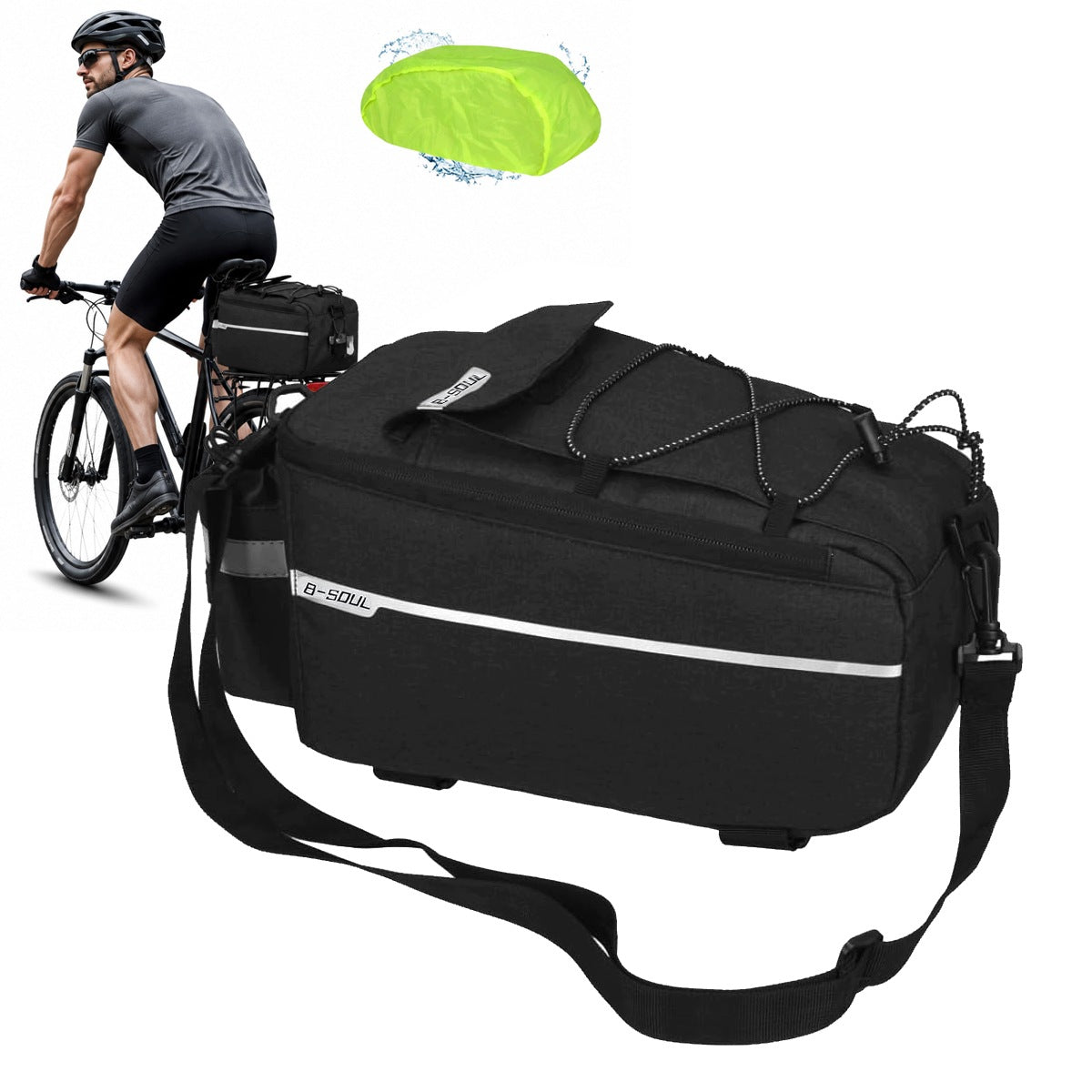 Bicycle Luggage Bag Bicycle Arm Phone Spacious Bag Waterproof