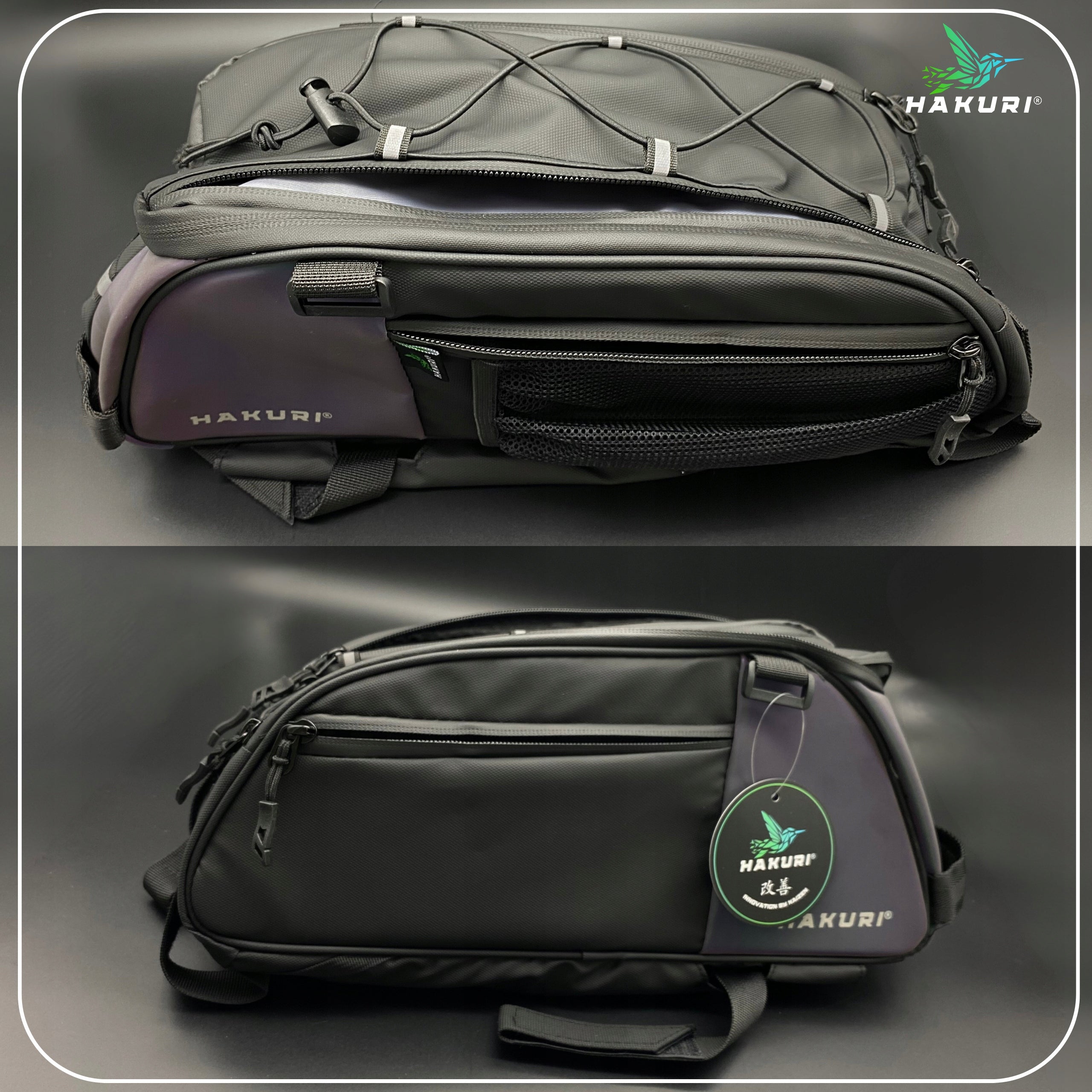 Bicycle Luggage Bag Bike Luggage Bag Waterproof Reflector 6L Brand Hakuri