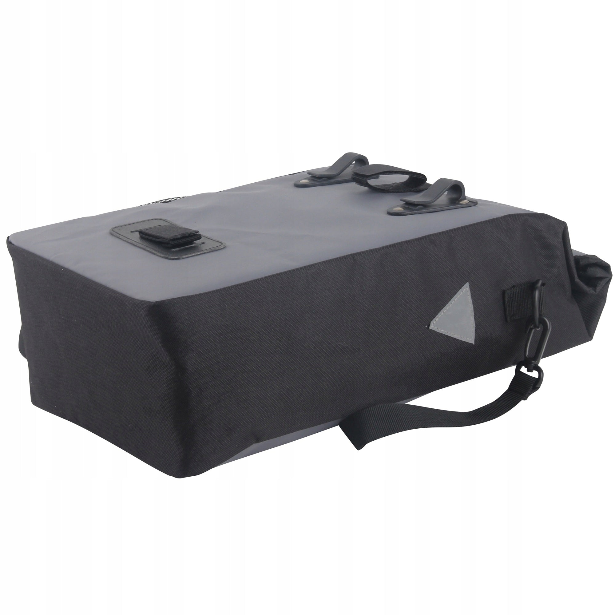 Bicycle Luggage Bag WATERPROOF 15L Bicycle Bag SIDE Grey Color gray