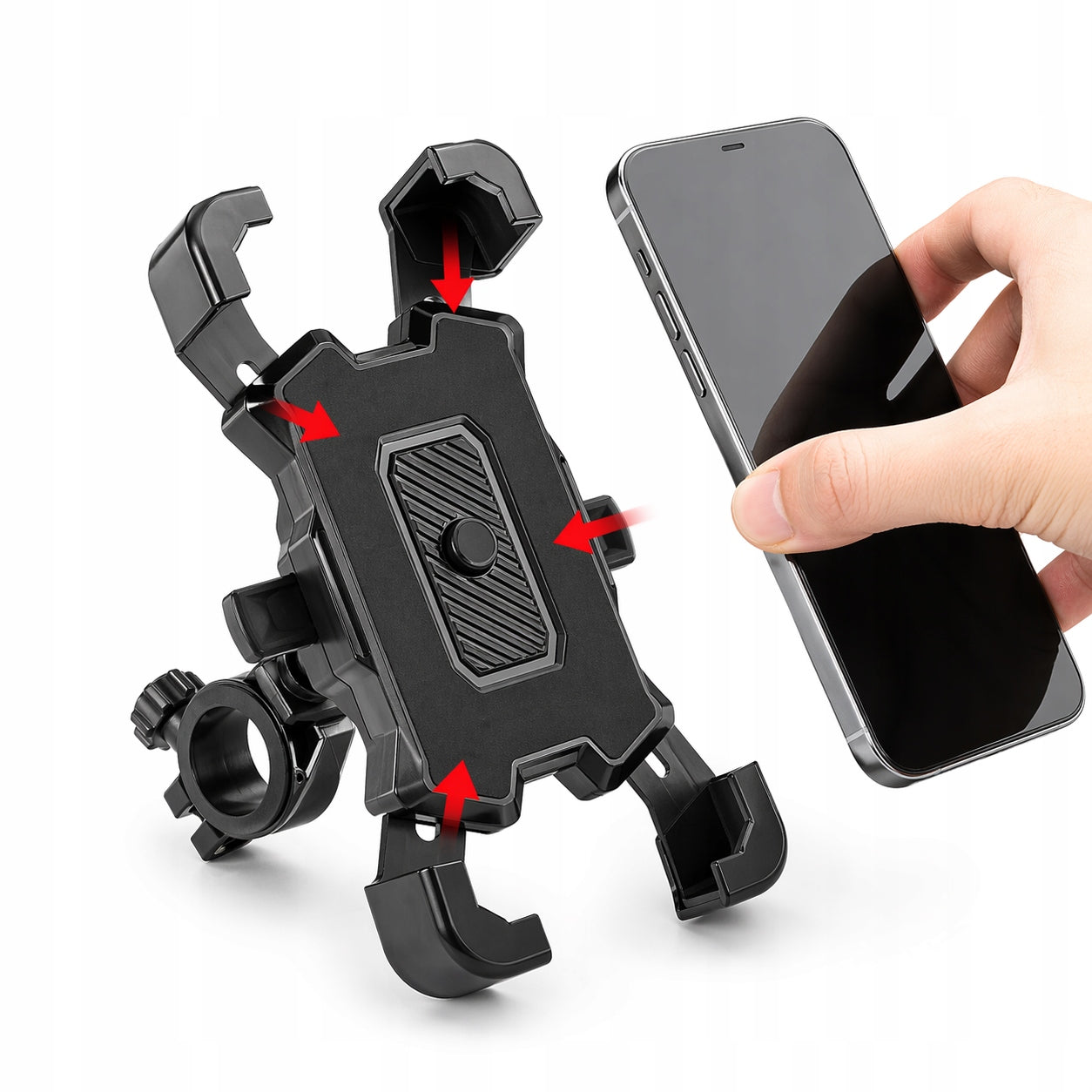 Bicycle Phone Holder 4,5-7" Automatic 360 Anti-Vibration