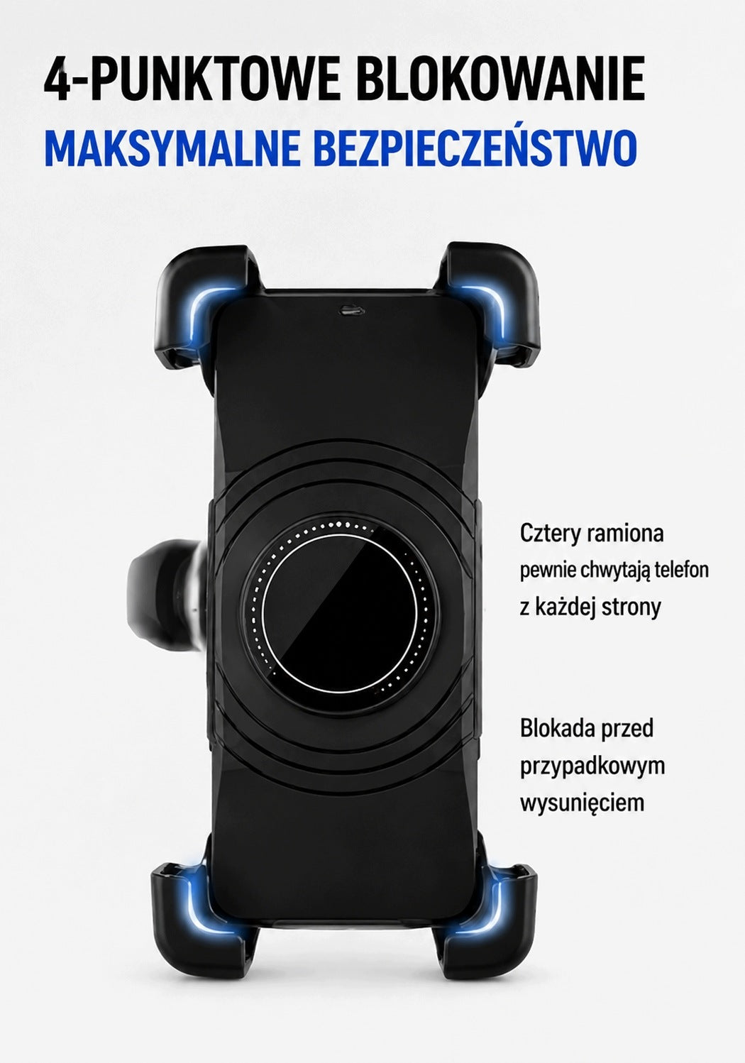 Bicycle Phone Holder 4,7 – 6,8 inch with Sun visor Manufacturer code Uchwyt na telefon