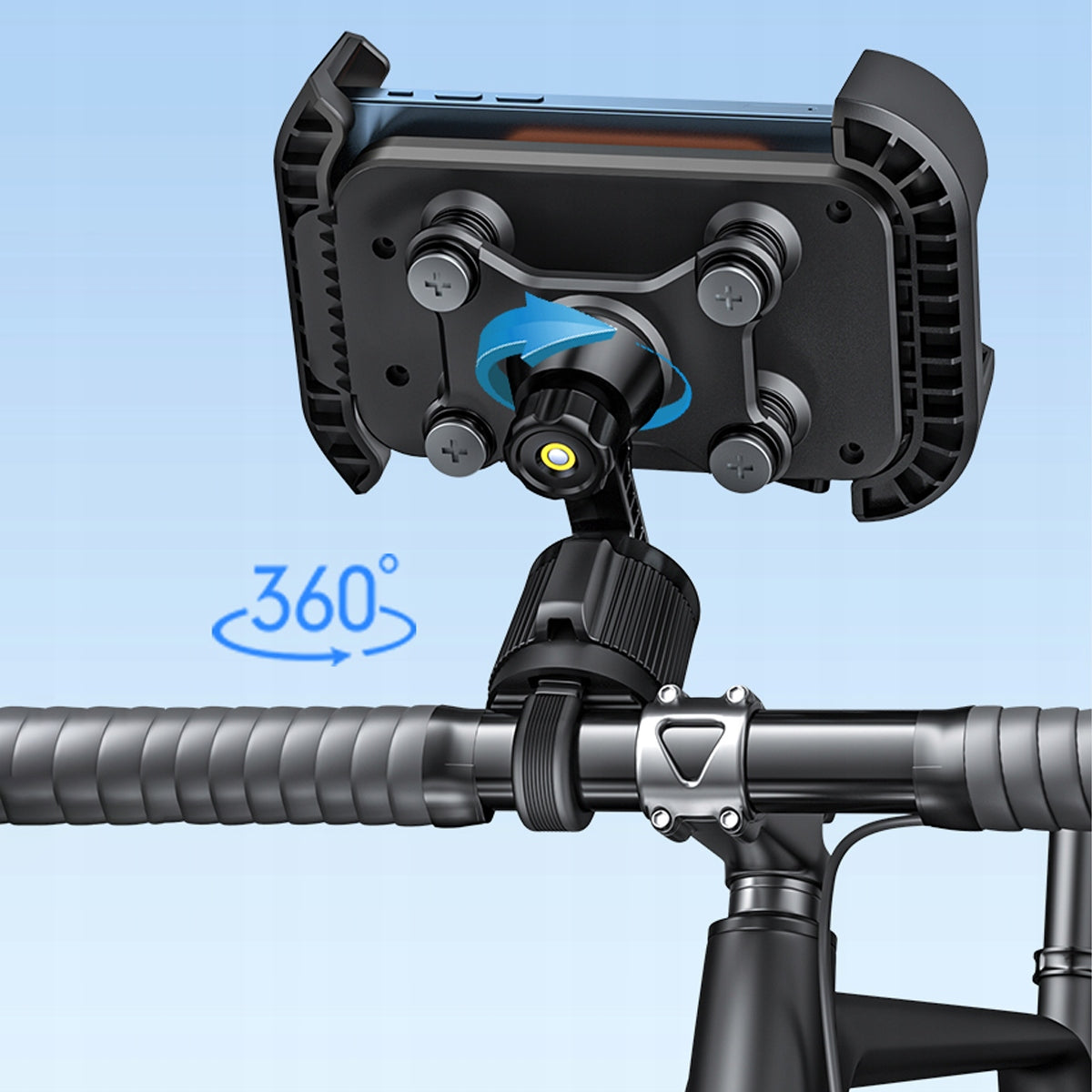 Bicycle Phone Holder Quick Installation Without Tools for Motorcycle Bike Manufacturer code Uchwyt rowerowy motocyklowy na telefon