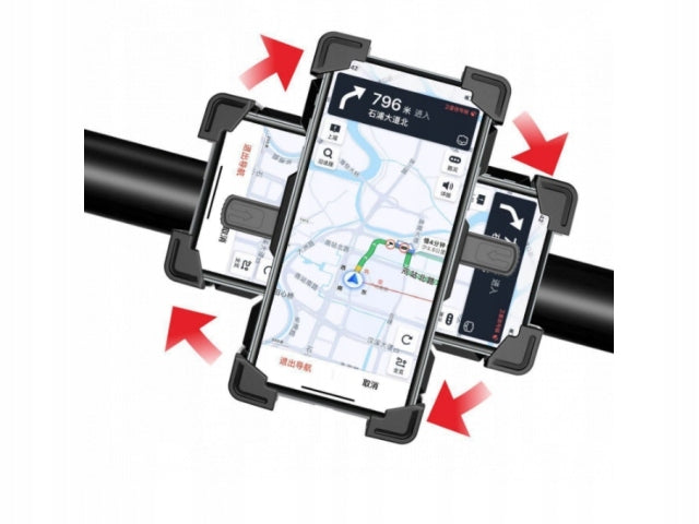 Bicycle Phone Holder Rotation 360° Adjustable Motorcycle Scooter 4"–6.7" Manufacturer code 04942