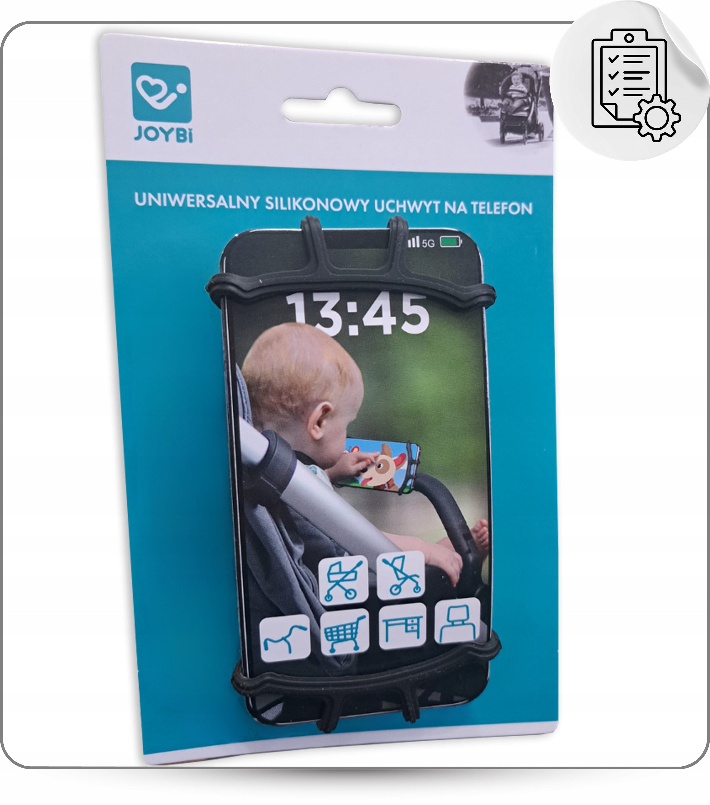 Bicycle Phone Holder UNIVERSAL STABLE FOR ROTARY BIKE 360 JOYBI Manufacturer code J25-1886-N