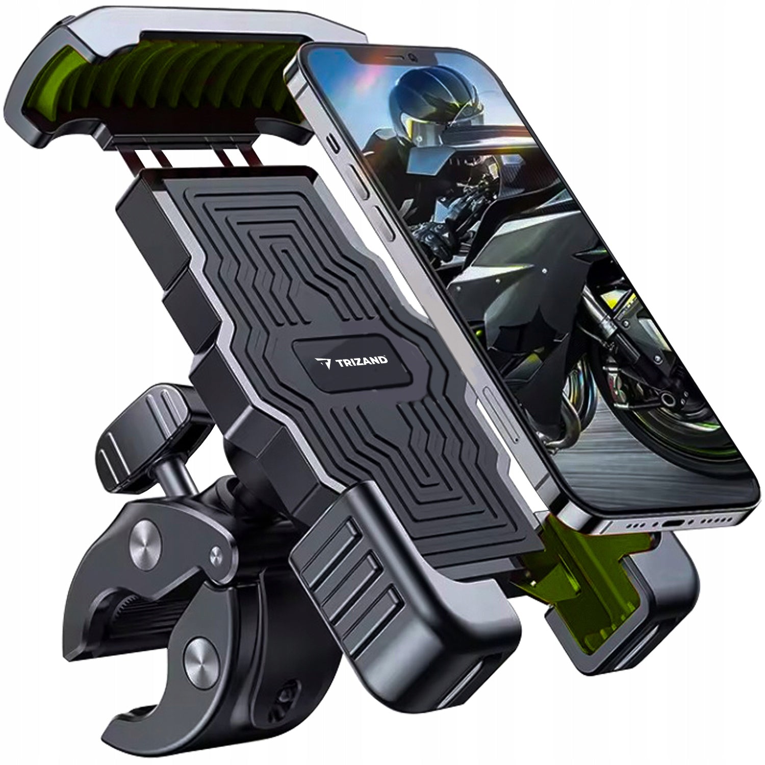 Bicycle Phone Holder for Motorcycle Bike Steering Wheel Scooters Strong