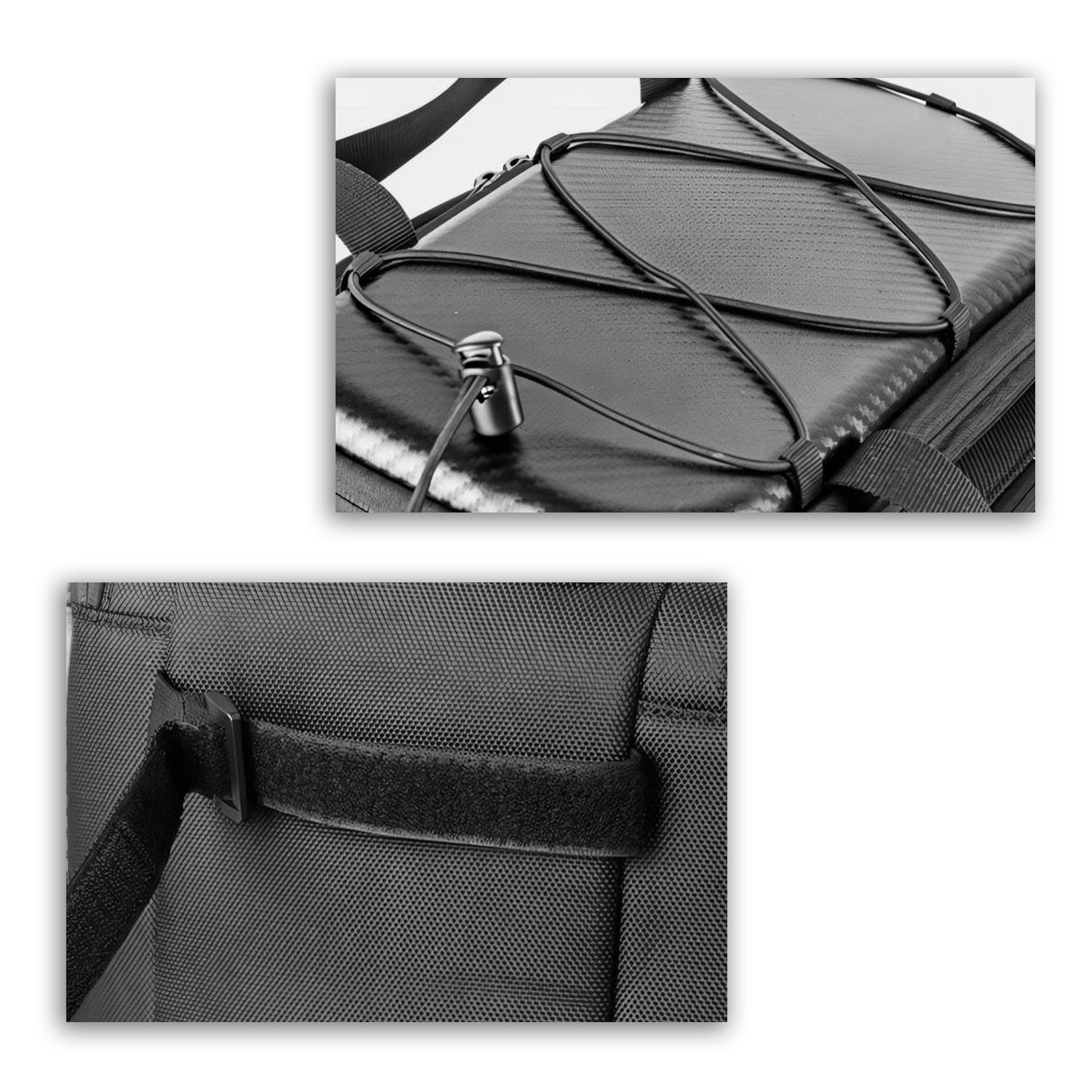 Bicycle Pouch Bag Rear for Bike Rack Waterproof CARBON LIGHTWEIGHT Brand Renew Force