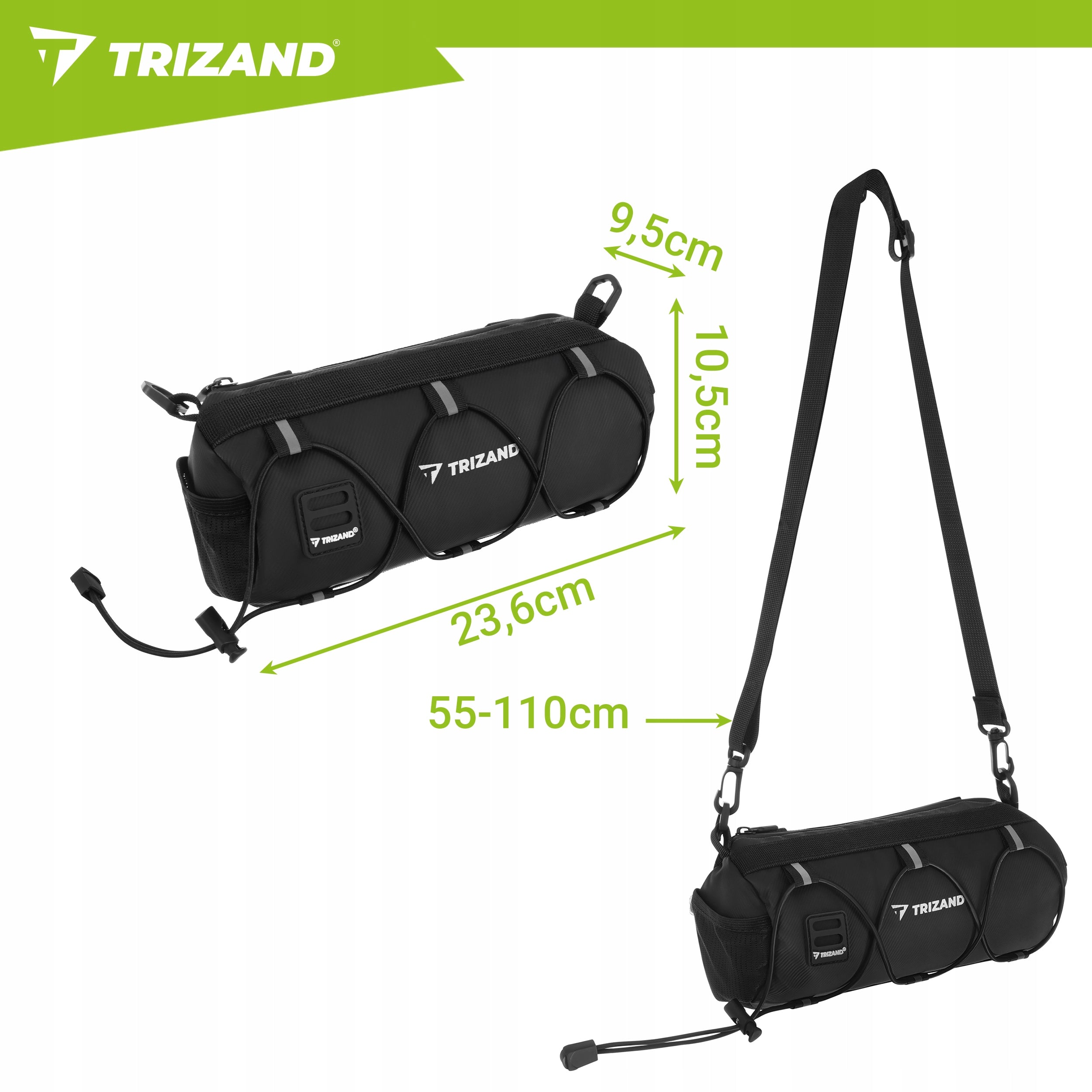 Bicycle Pouch Frame Bag Bicycle Phone Steering Wheel Spacious Waterproof Capacity 1.5 l