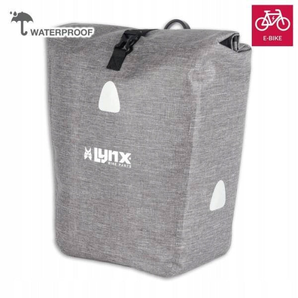 Bicycle Pouch Waterproof 23L Grey Spacious Reflectors Shoulder Strap 1pcs EAN (GTIN) 8714868034955
