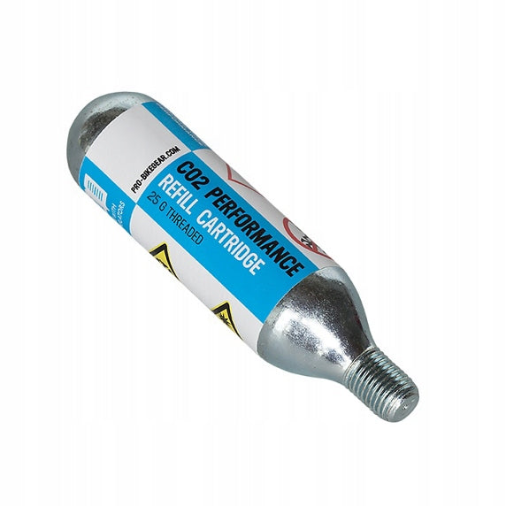 Bicycle Pump CO2 PRO with Presta Flow Adjustment / Auto Cartridge 25gr Brand Pro