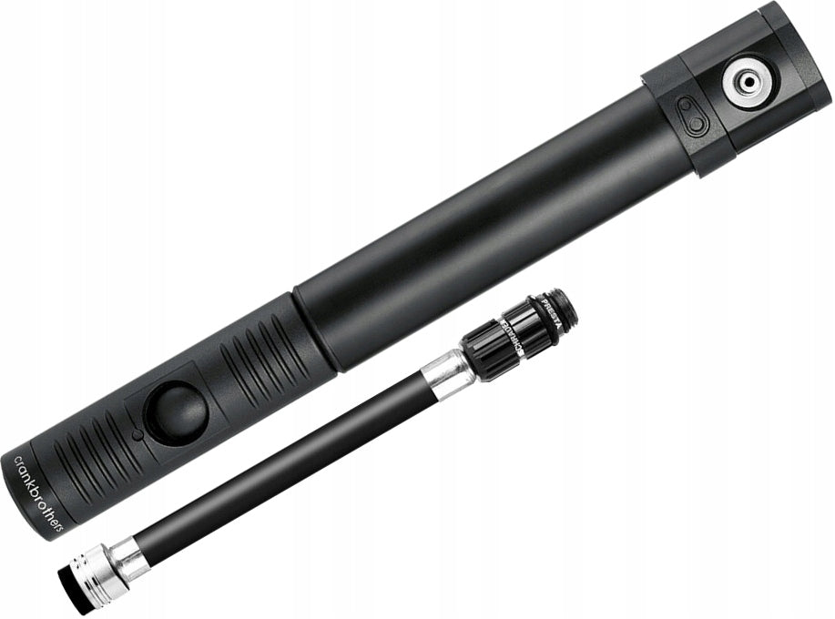 Bicycle Pump CRANK BROTHERS Klic HV Black MTB Hose