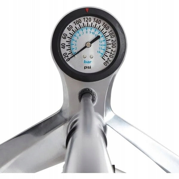 Bicycle Pump with Pressure Gauge 2,5” Truflo Classictrax 240 PSI Floor Dominant material aluminum