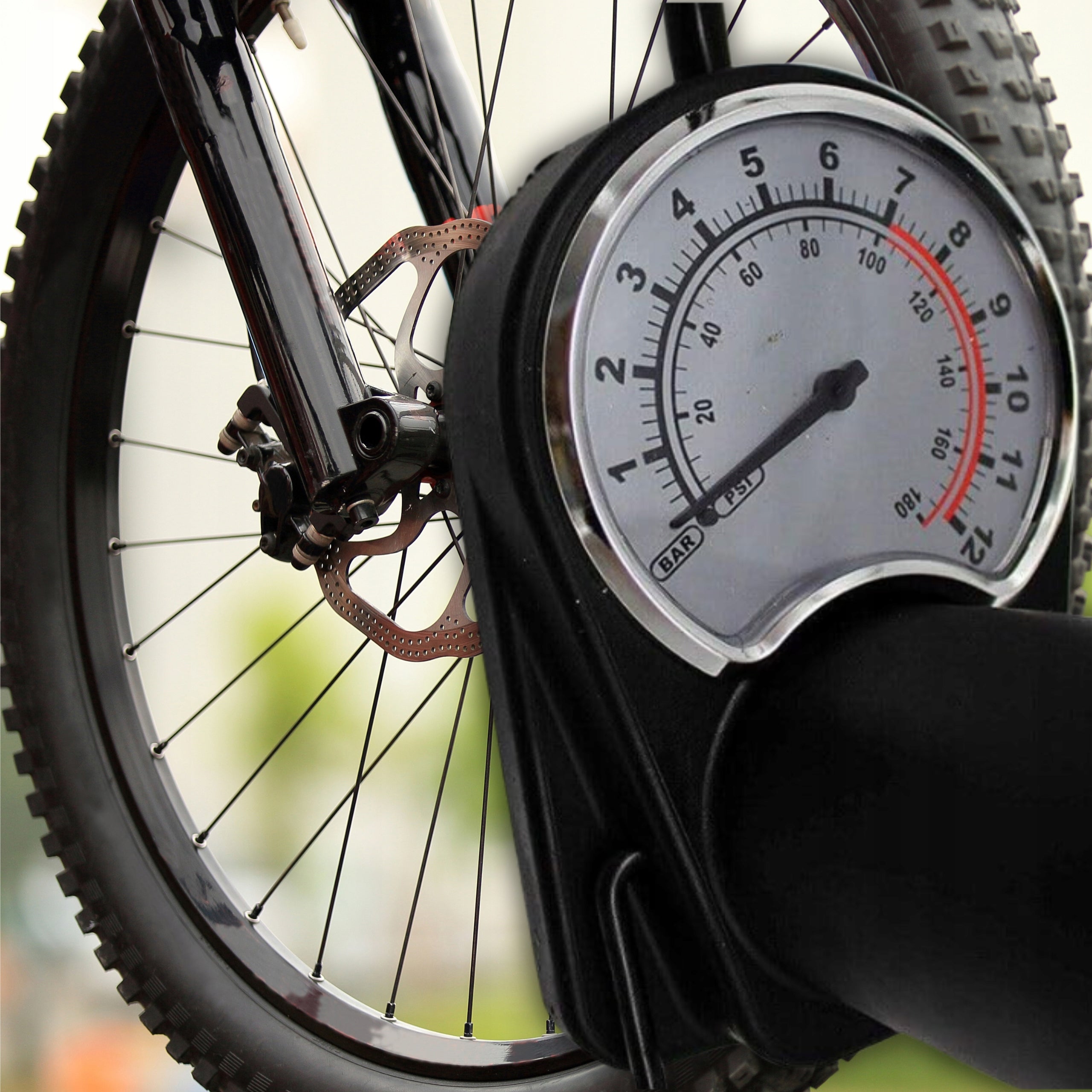 Bicycle Pump with Pressure Gauge for Bicycle Car Balls Floor Manual Packaging status original