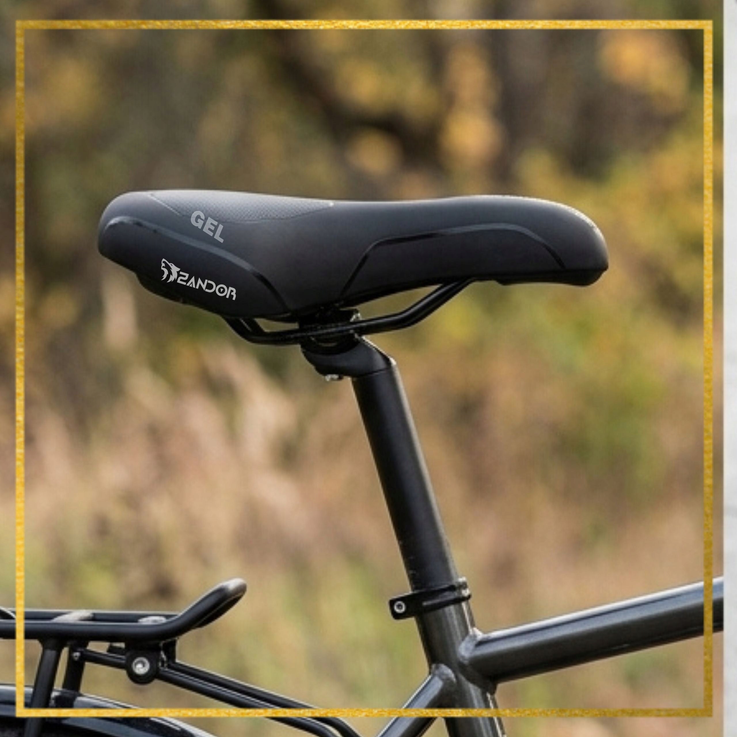 Bicycle SADDLE Comfortable Bicycle SADDLE Soft Anti-Shock Gel M Brand Zandor