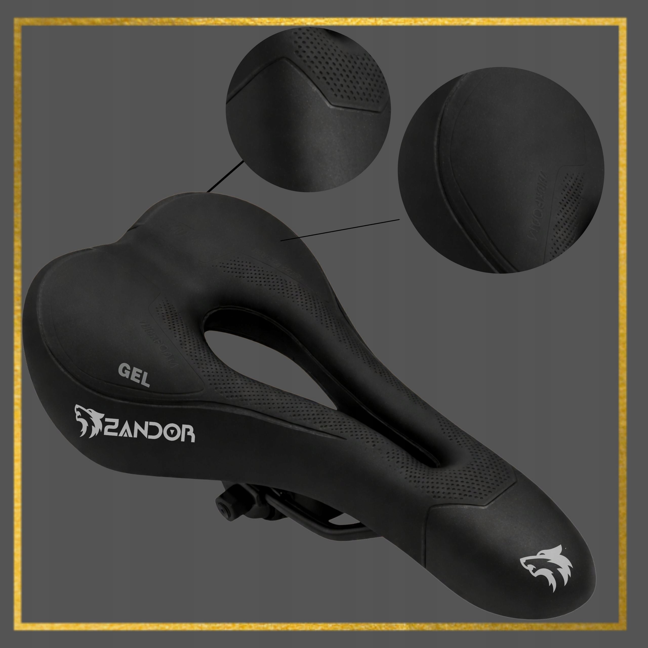 Bicycle SADDLE Comfortable Bicycle SADDLE Soft Anti-Shock Gel M Packaging status original