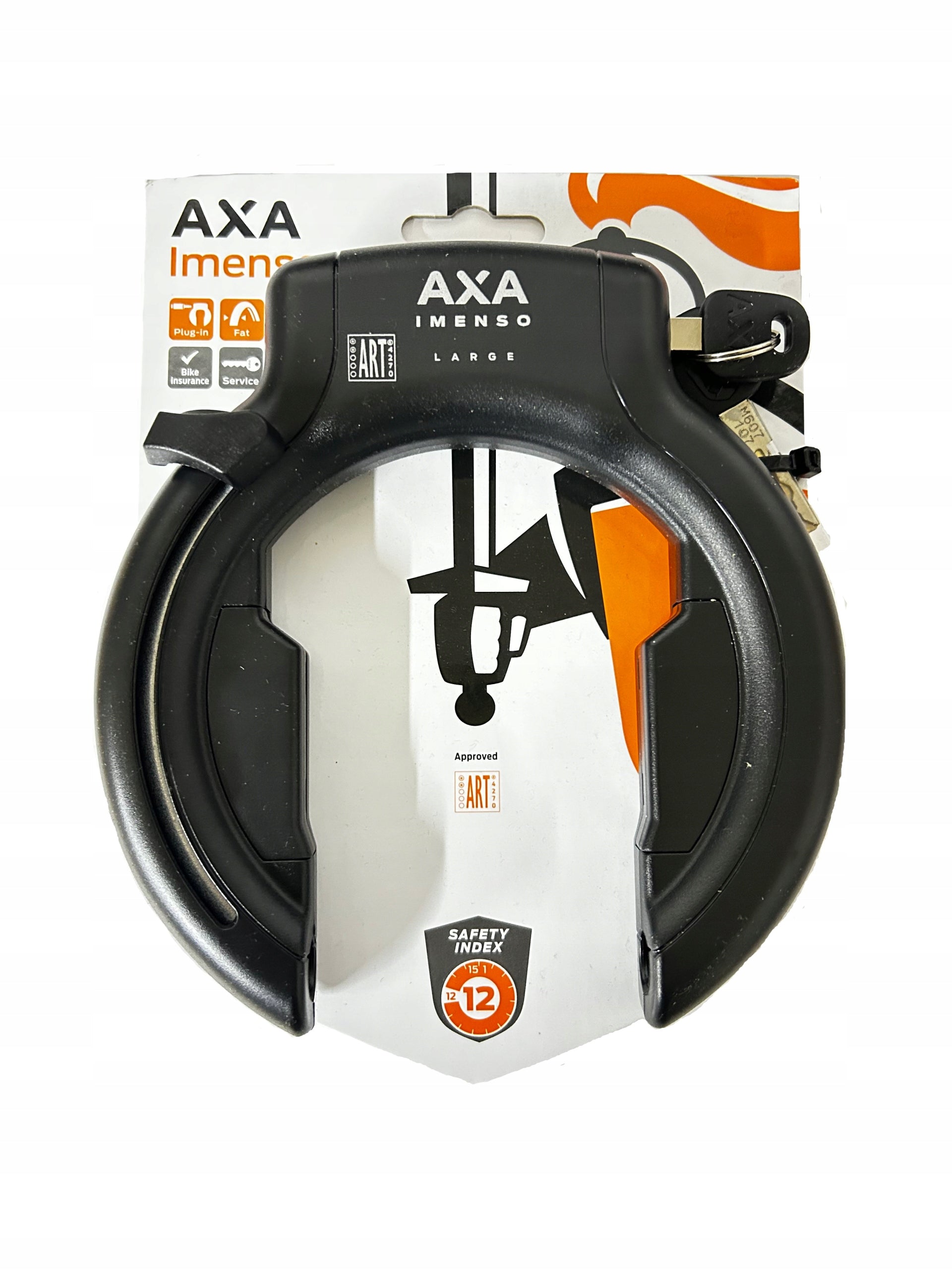 Bicycle Security Horseshoe Lock Wheels AXA Imenso Large