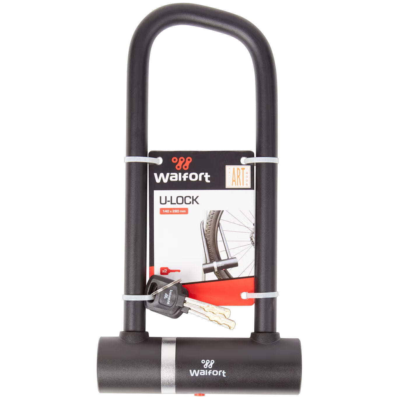 Bicycle Security U-lock Walfort Clasp Bicycle Lock