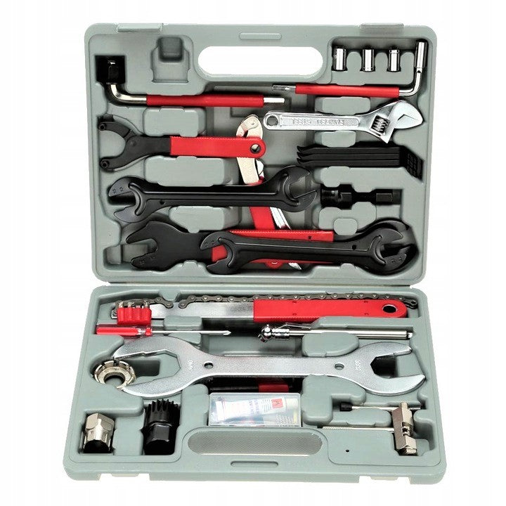 Bicycle Tool Set Suitcase Keys Allen for Bicycle 44el Patch Spoon EAN (GTIN) 5907316200894
