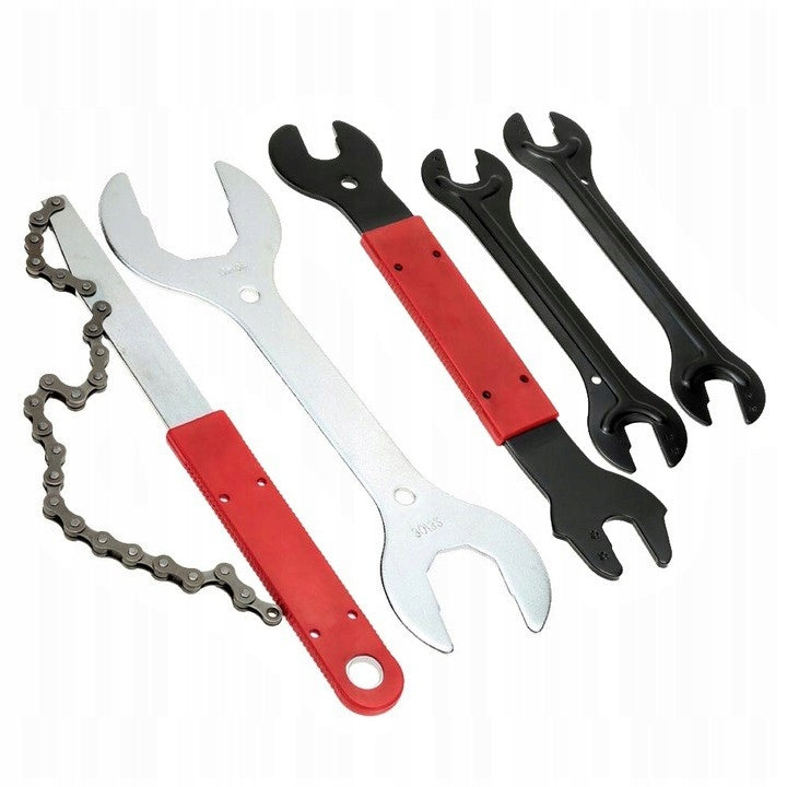 Bicycle Tool Set Suitcase Keys Allen for Bicycle 44el Patch Spoon For set