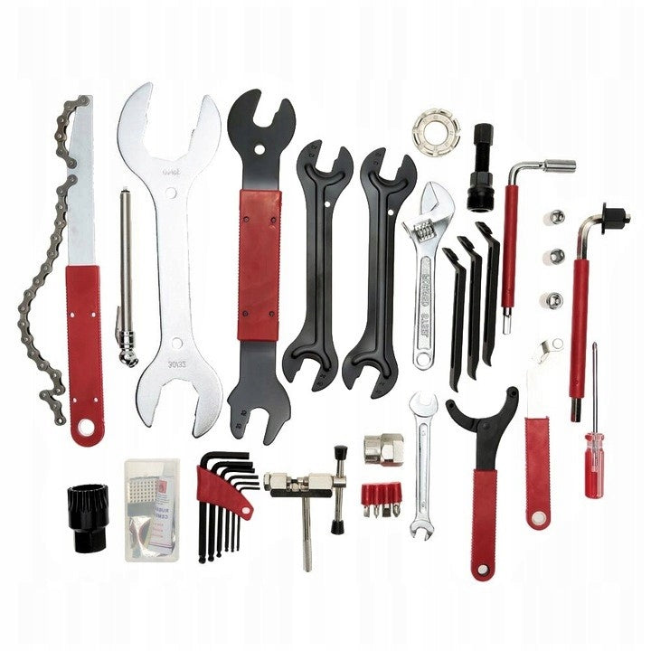 Bicycle Tool Set Suitcase Keys Allen for Bicycle 44el Patch Spoon Product weight with unit packaging 3 kg