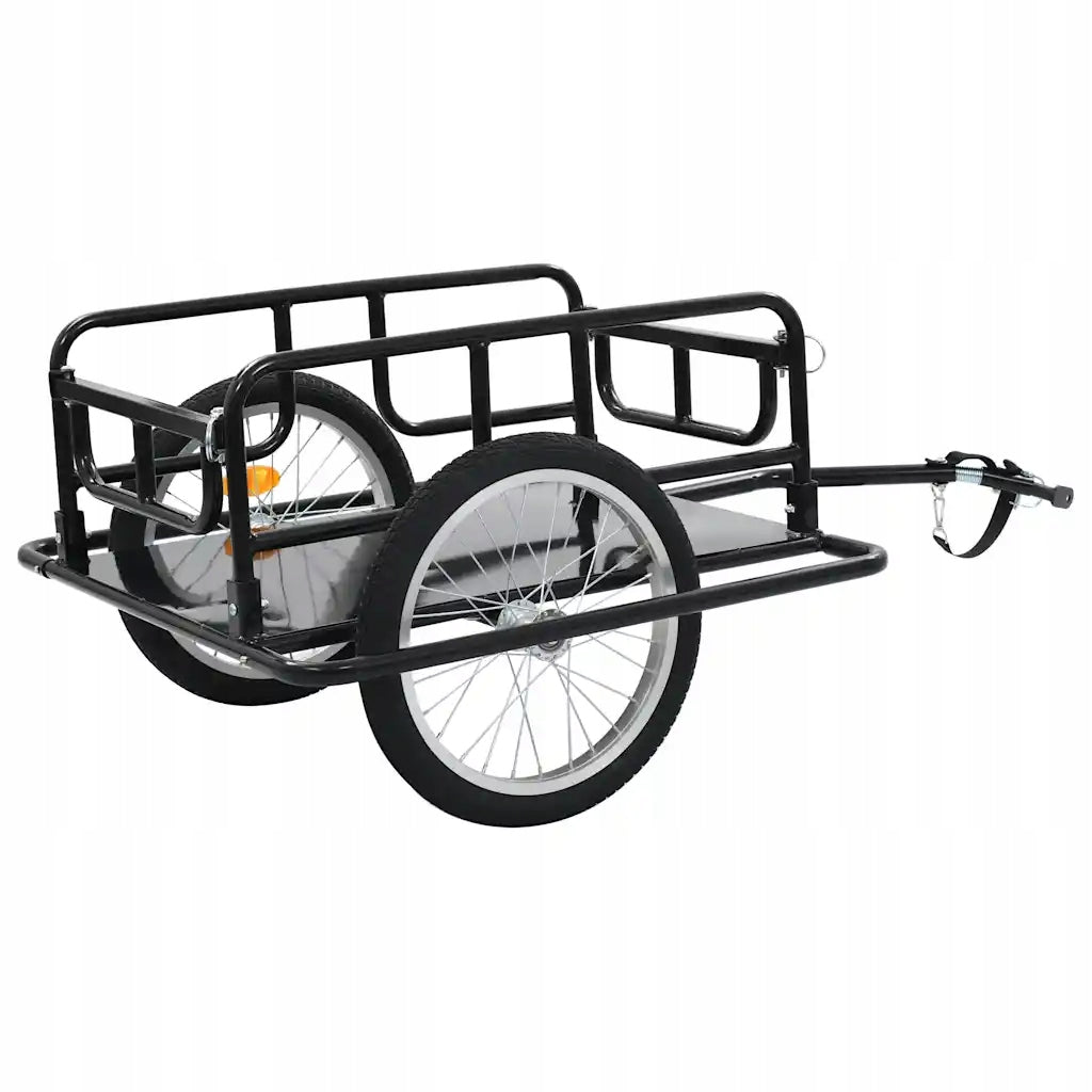 Bicycle Trailer Folding with Quick Release, Black, 135x73x90 cm Maximum load 50 kg