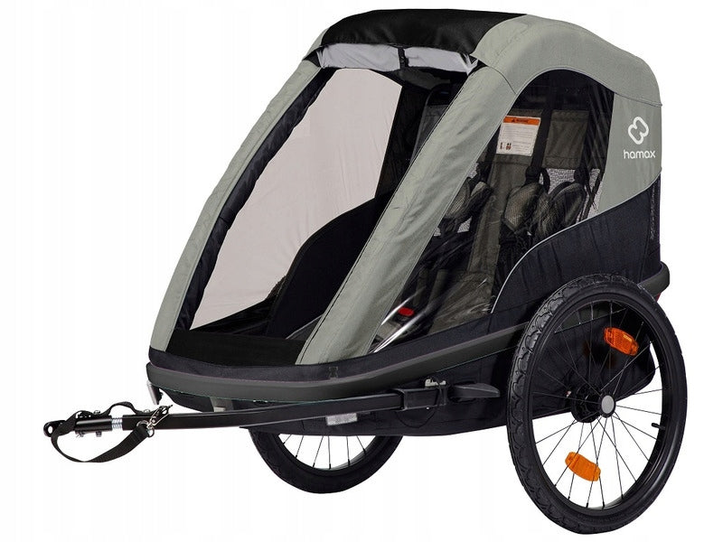 Bicycle Trailer HAMAX Avenida Twin Olive