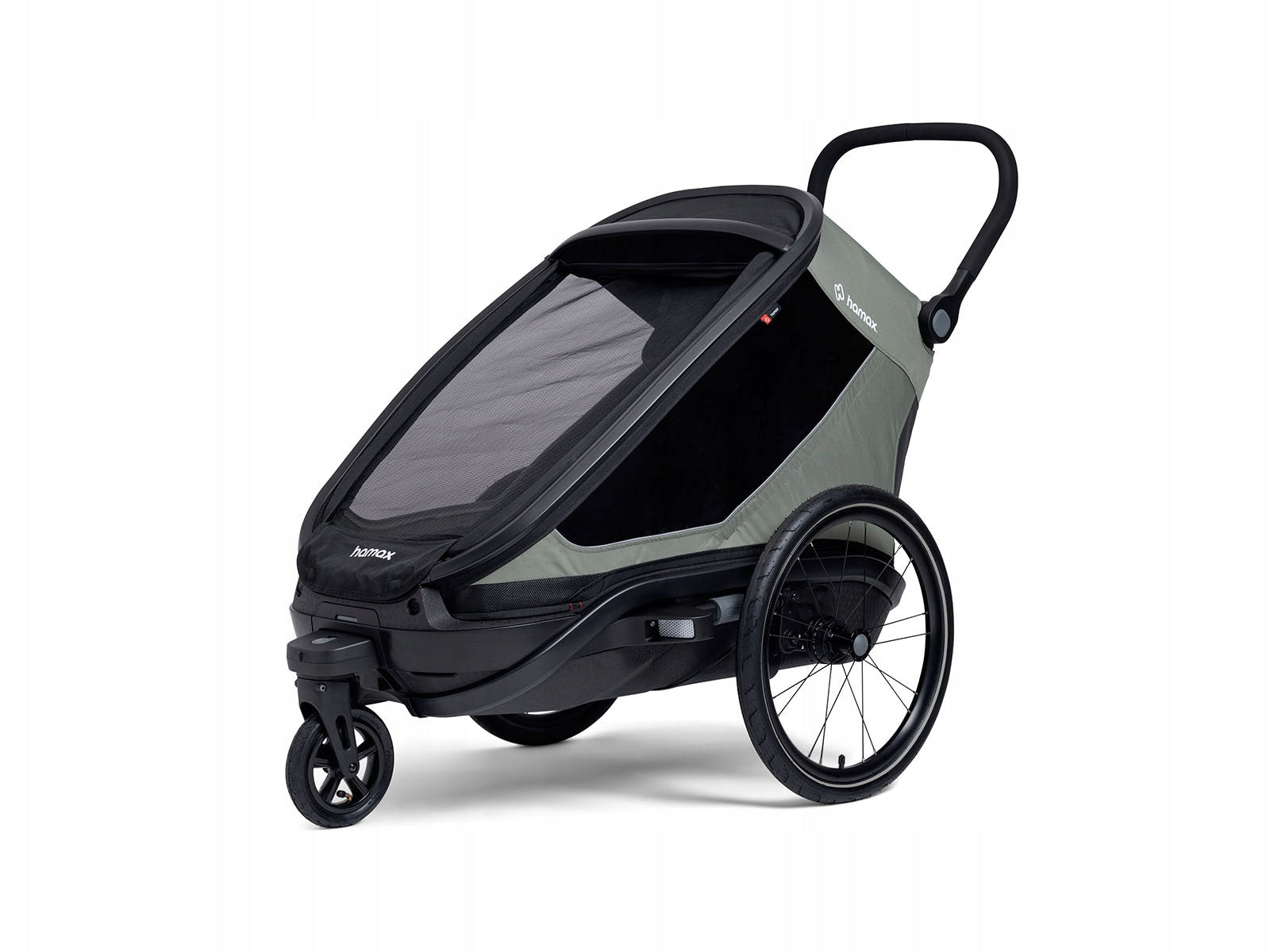 Bicycle Trailer Hamax OUTBACK NEXT Green-Black Brand Hamax