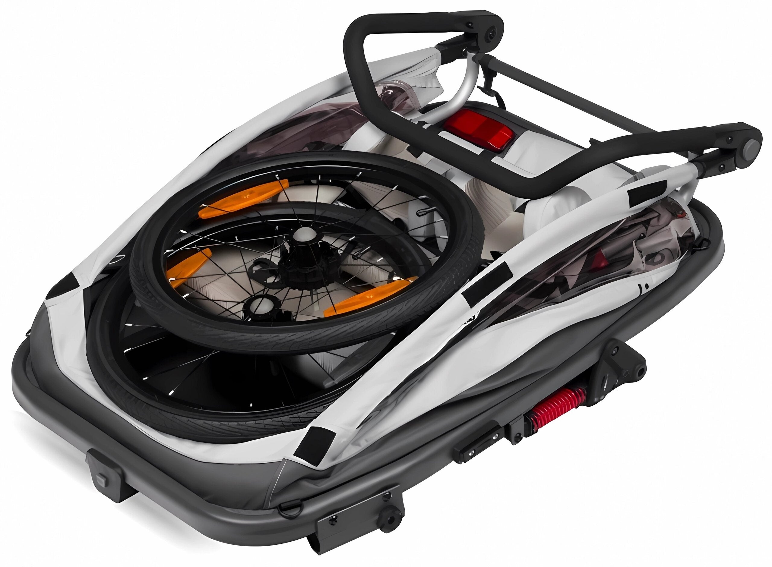 Bicycle Trailer LIONELO Cama Grey Product weight with unit packaging 20.5 kg