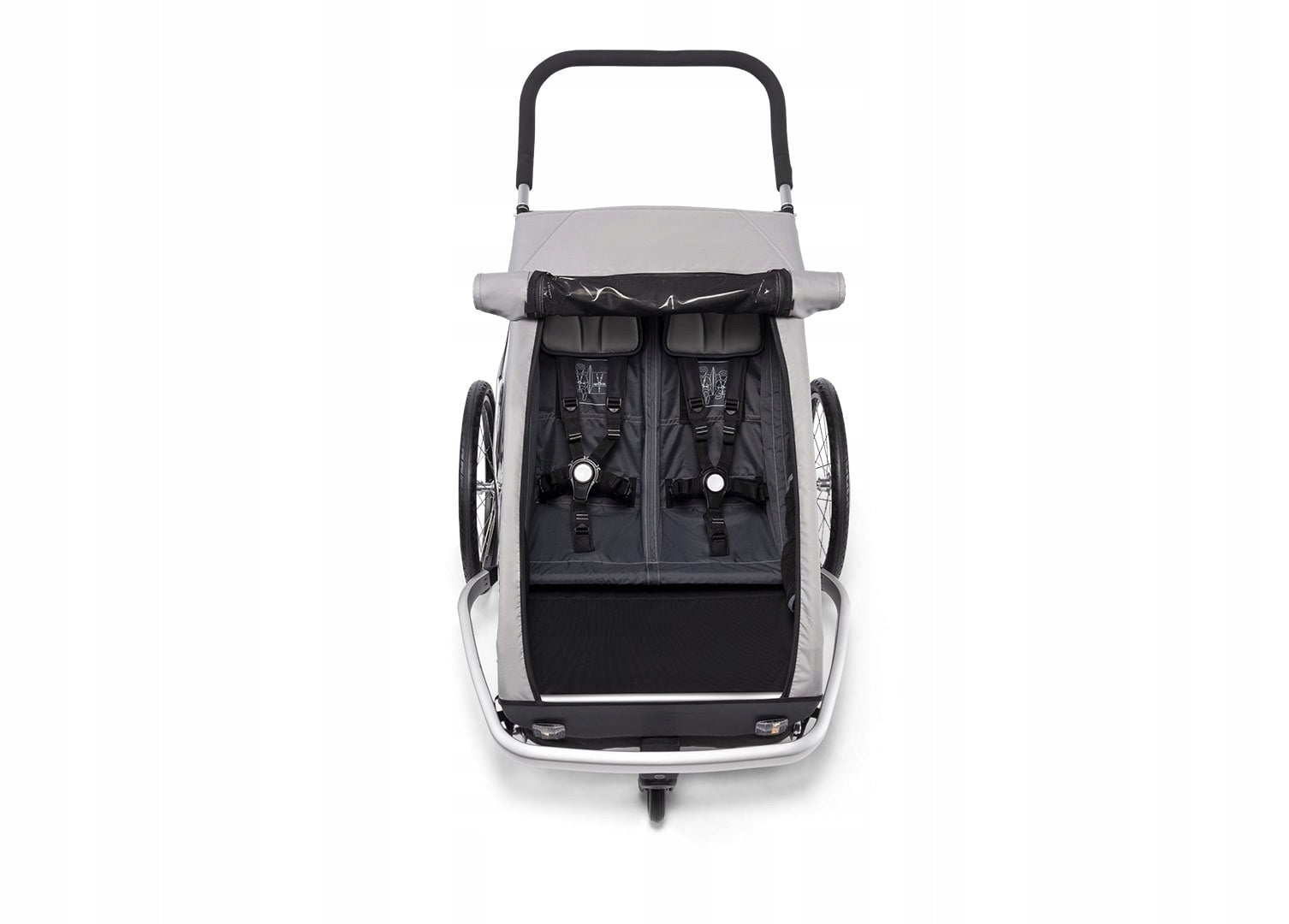 Bicycle Trailer for Children Double 2in1 Croozer Kid Keeke 2 Grey For for kids
