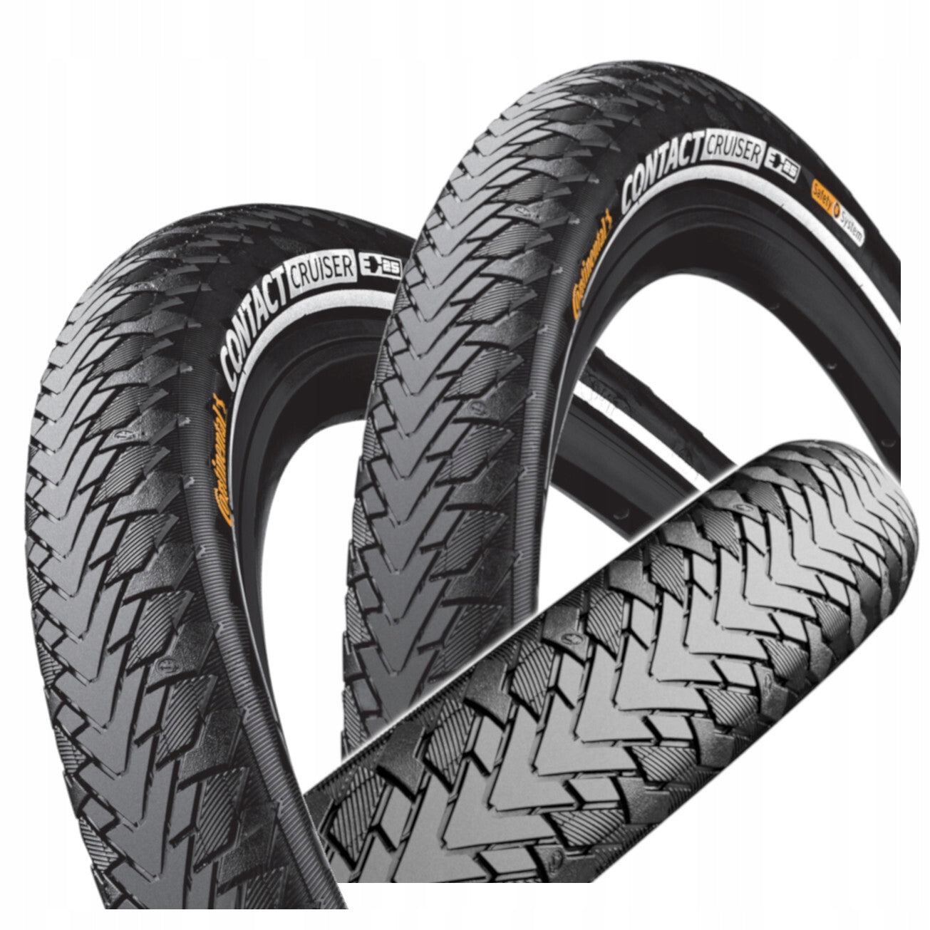 Bicycle Tyre Continental Contact Cruiser 28 x 2,2" 55-622 SET OF 2