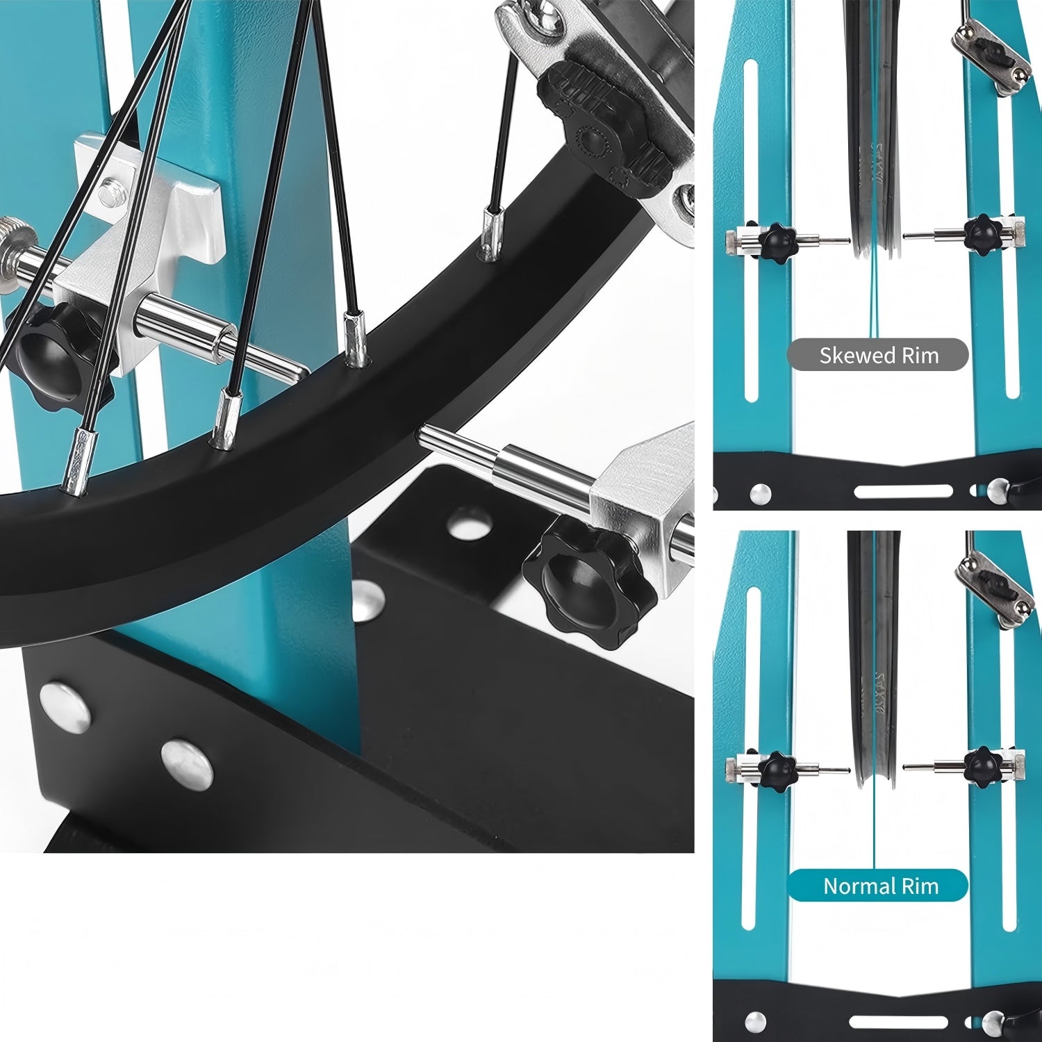 Bicycle Wheel Centering Stand, Bicycle Rim Repair Holder Product weight with unit packaging 3.76 kg