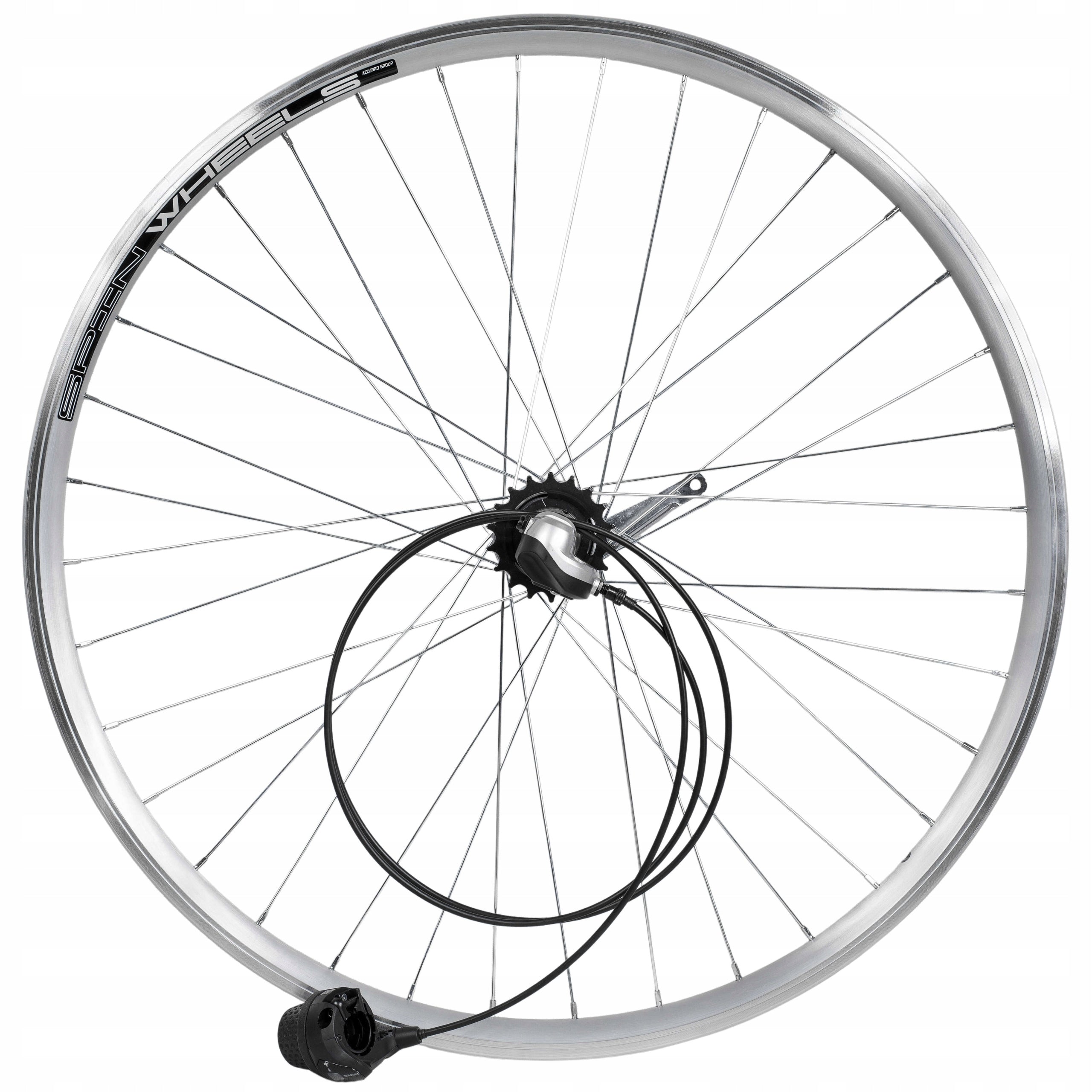 Bicycle Wheel Complete Rear 28 Inch Shimano Nexus 3 Gears with Spin Handle Packaging status original