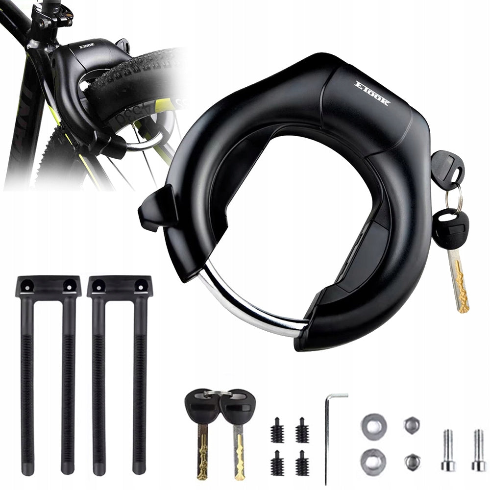 Bicycle Wheel Lock for MTB Electric Bike Frame Alloy Steel