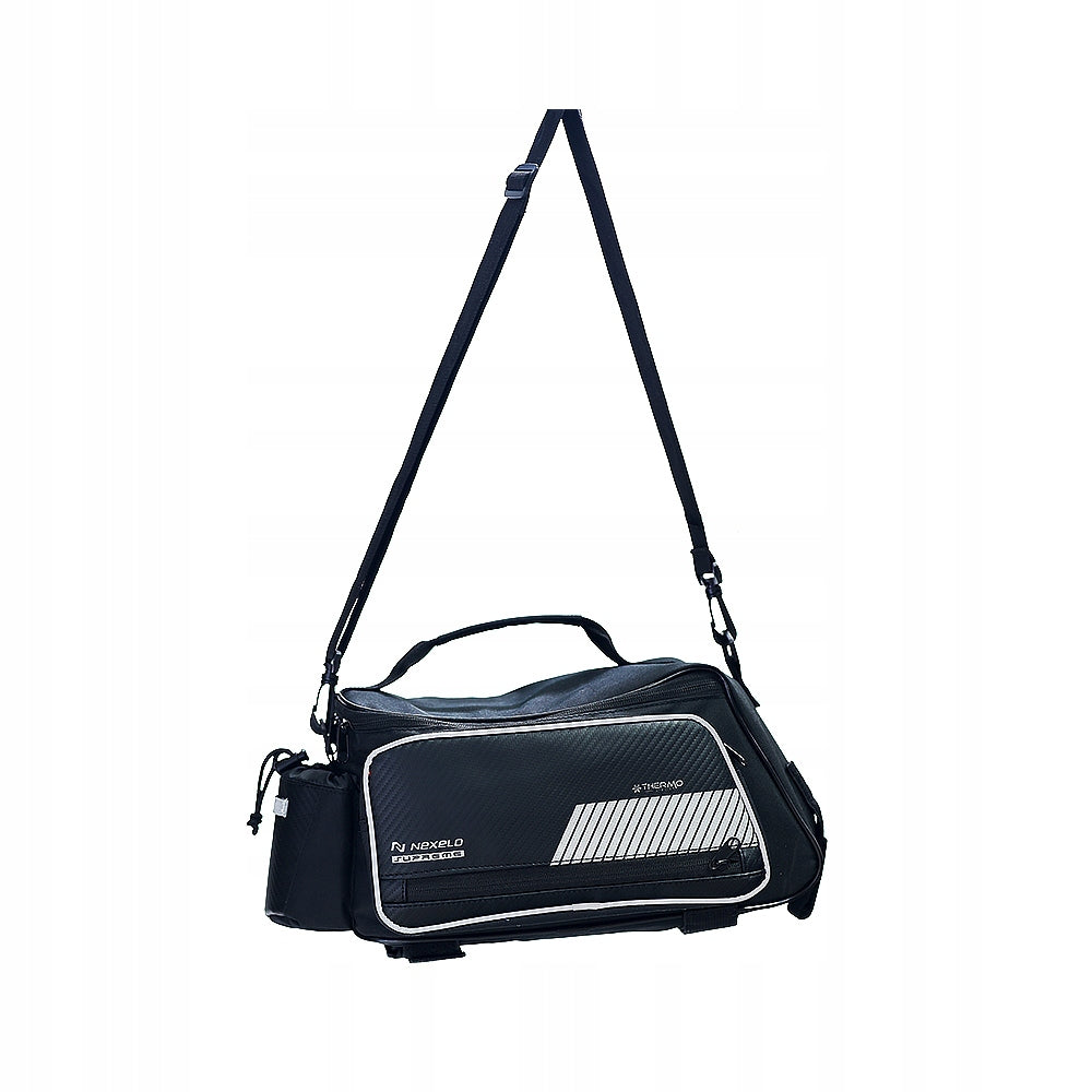 Bicycle bag for bike rack THERMO bike roomy stiffened 12l Color black