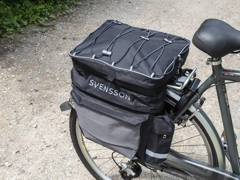 Bicycle bag for trunk - panniers DOUBLE REAR SPACIOUS 43L , 6 pockets EAN (GTIN) 5902270773941