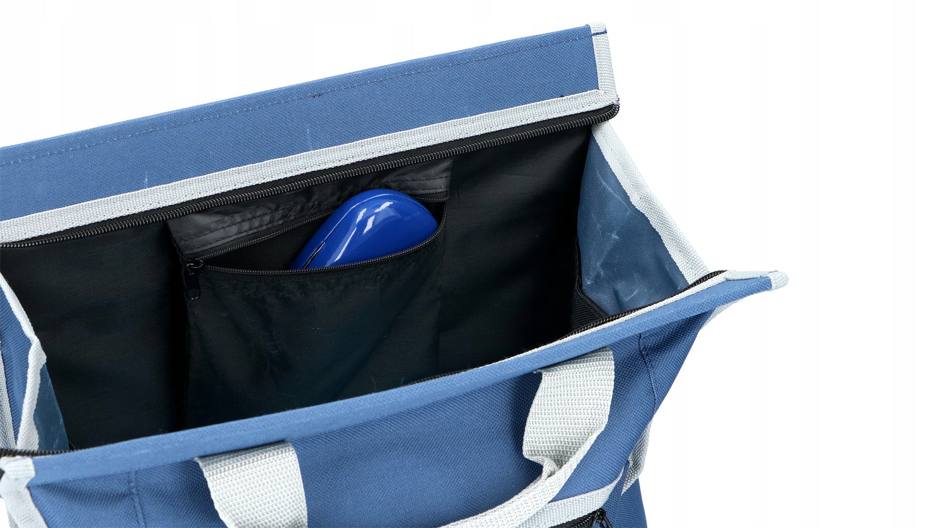 Bicycle bag large bike rack with zipper for shopping DUNLOP Capacity 20 l