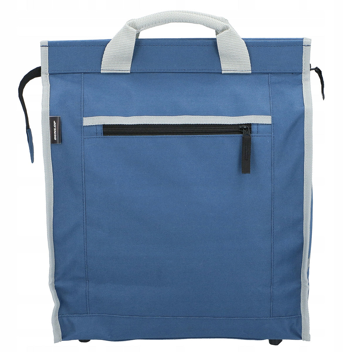 Bicycle bag large bike rack with zipper for shopping DUNLOP Color blue