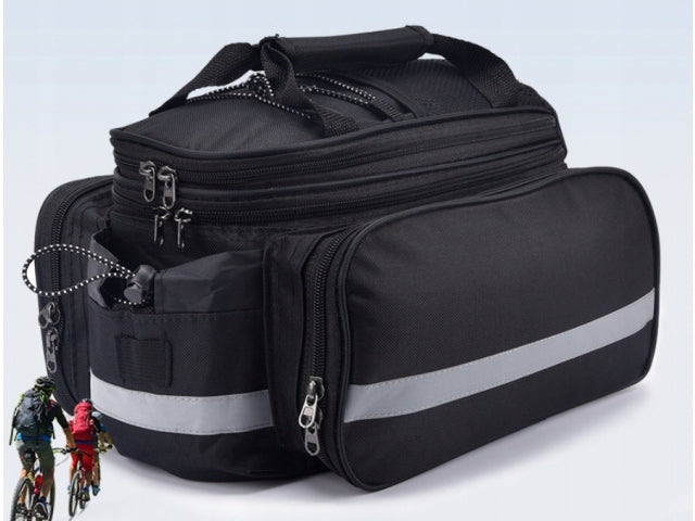 Bicycle bag pannier for luggage compartment 5in1 EB962 Color black