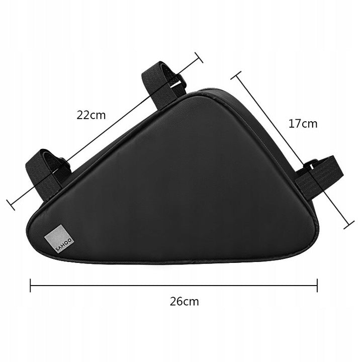 Bicycle bag under frame Triangle SAHOO Bicycle pouch Manufacturer code TRAVEL SLIDE BLACK
