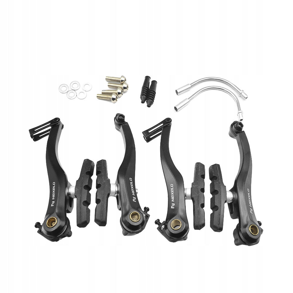 Bicycle brake pads V-Brake jaw front rear 110 mm black SET