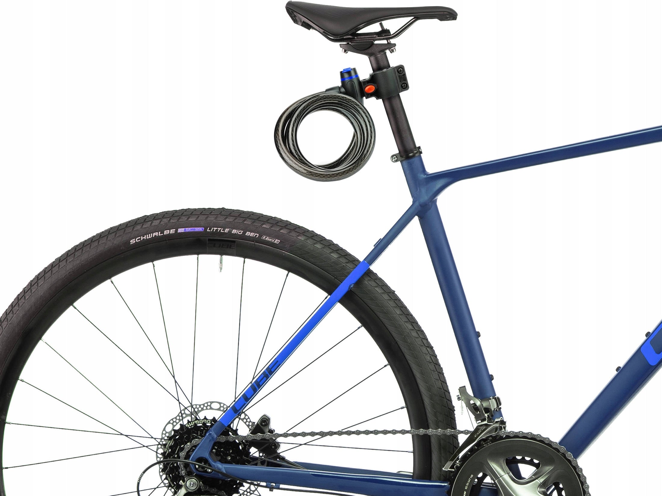 Bicycle cable lock with handle 15 mm/1800 mm Manufacturer code 15x1800