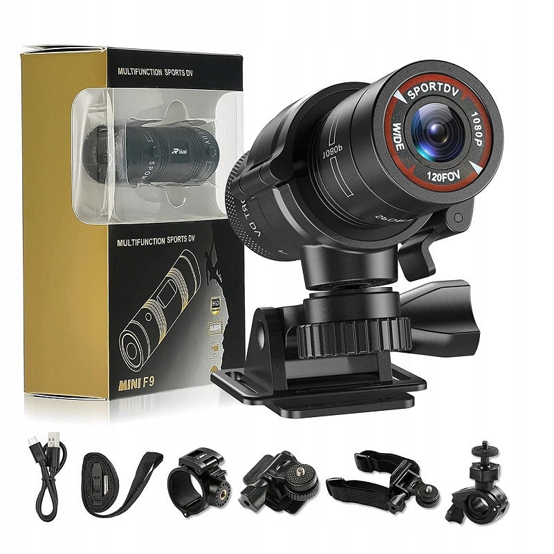Bicycle camera for helmet handlebar etc waterproof, MINI 1080P SPORTS