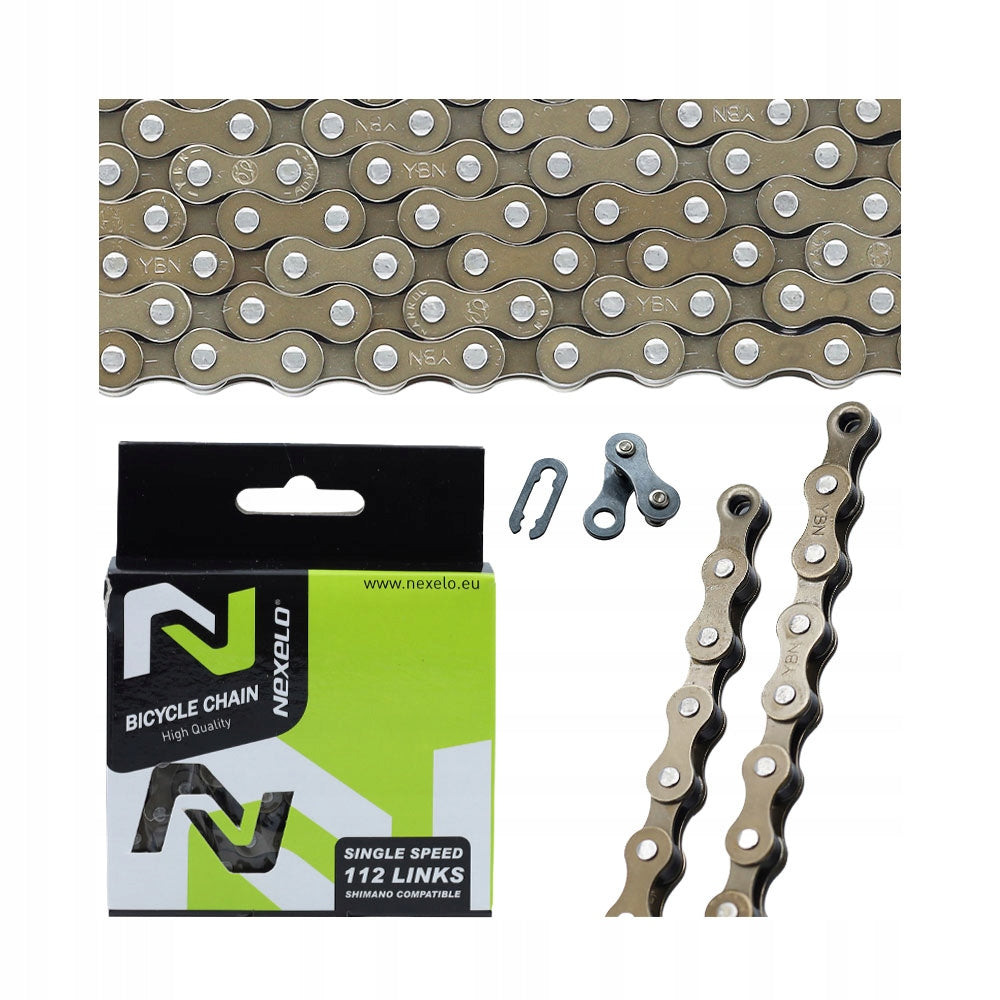 Bicycle chain 1 row 106 links for bike M1/2 x 1/8 inch pin 8,6 mm