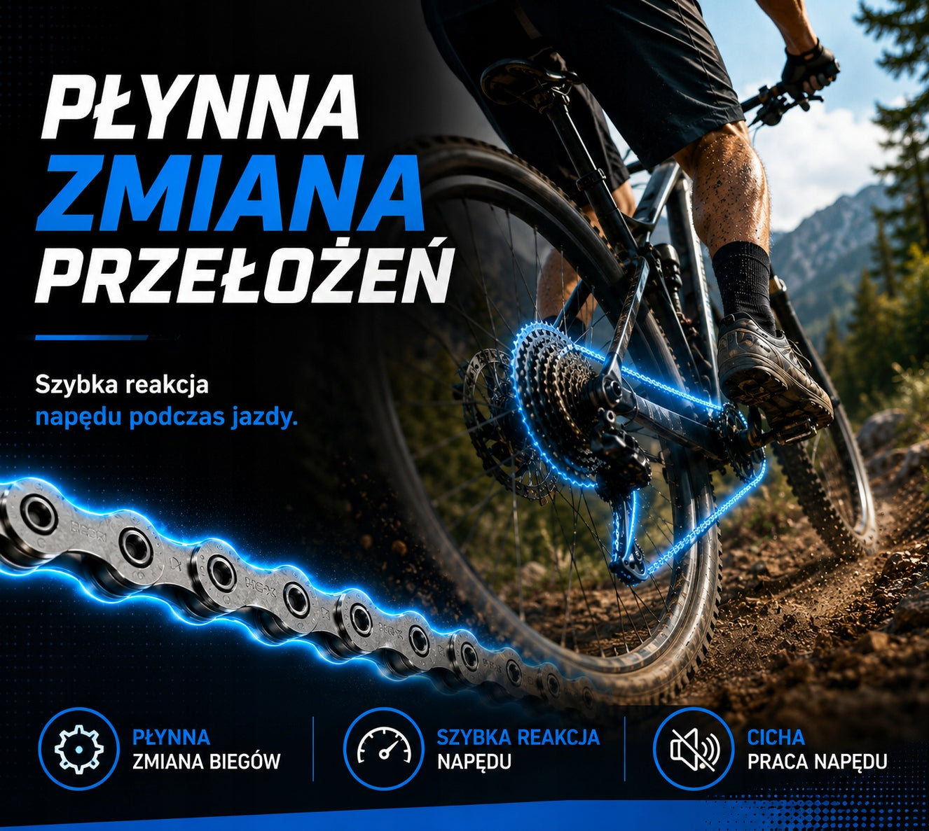 Bicycle chain 10-row 116 links HG-X compatible XT SLX XTR CN-HG95 Customs tariff code 73151110