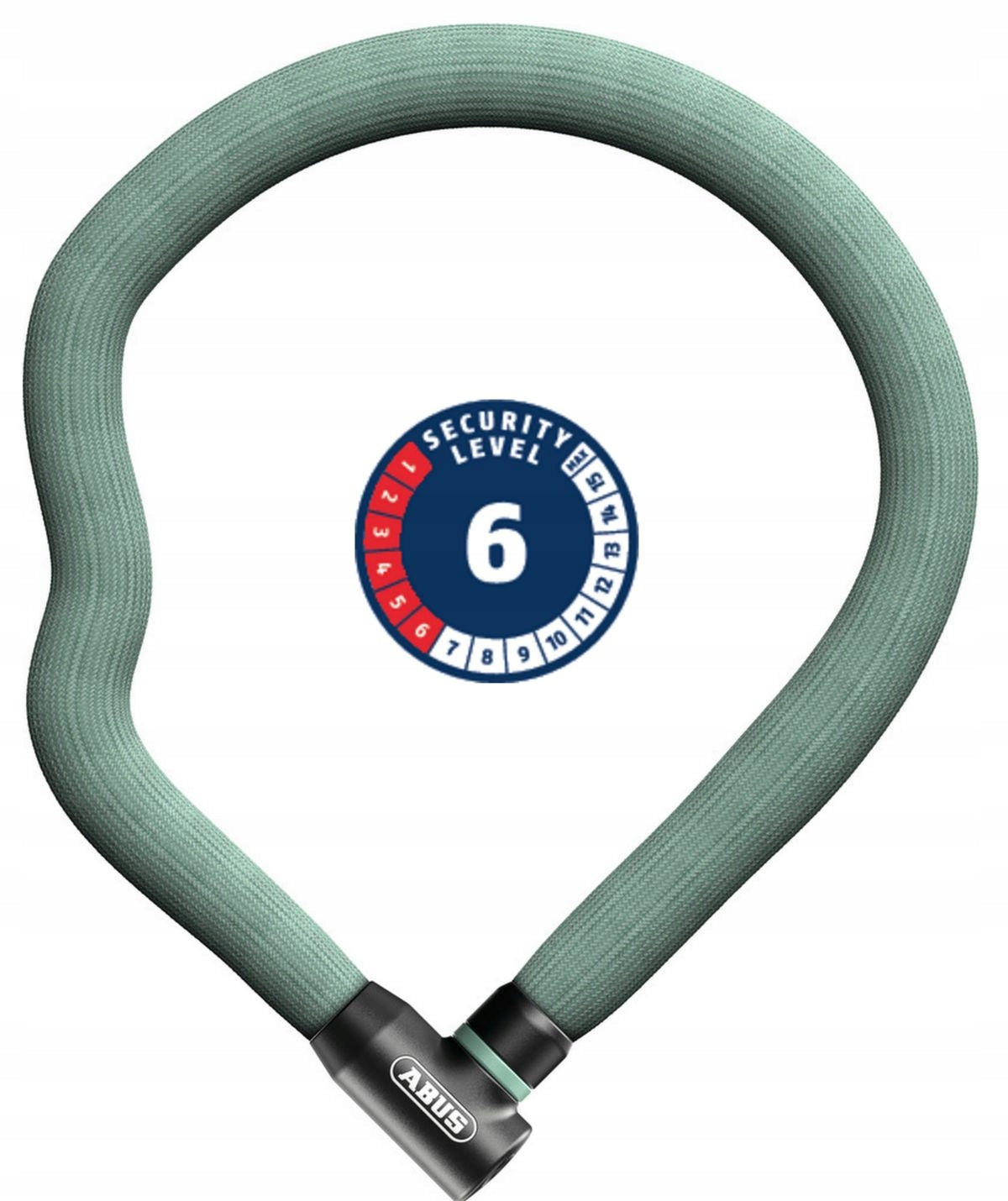 Bicycle chain ABUS Goose 4204K /110 cm Mint /sl6/