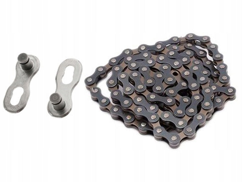 Bicycle chain NEXELO MTB S50,116 links 6-7 rows + clip sky-brown.