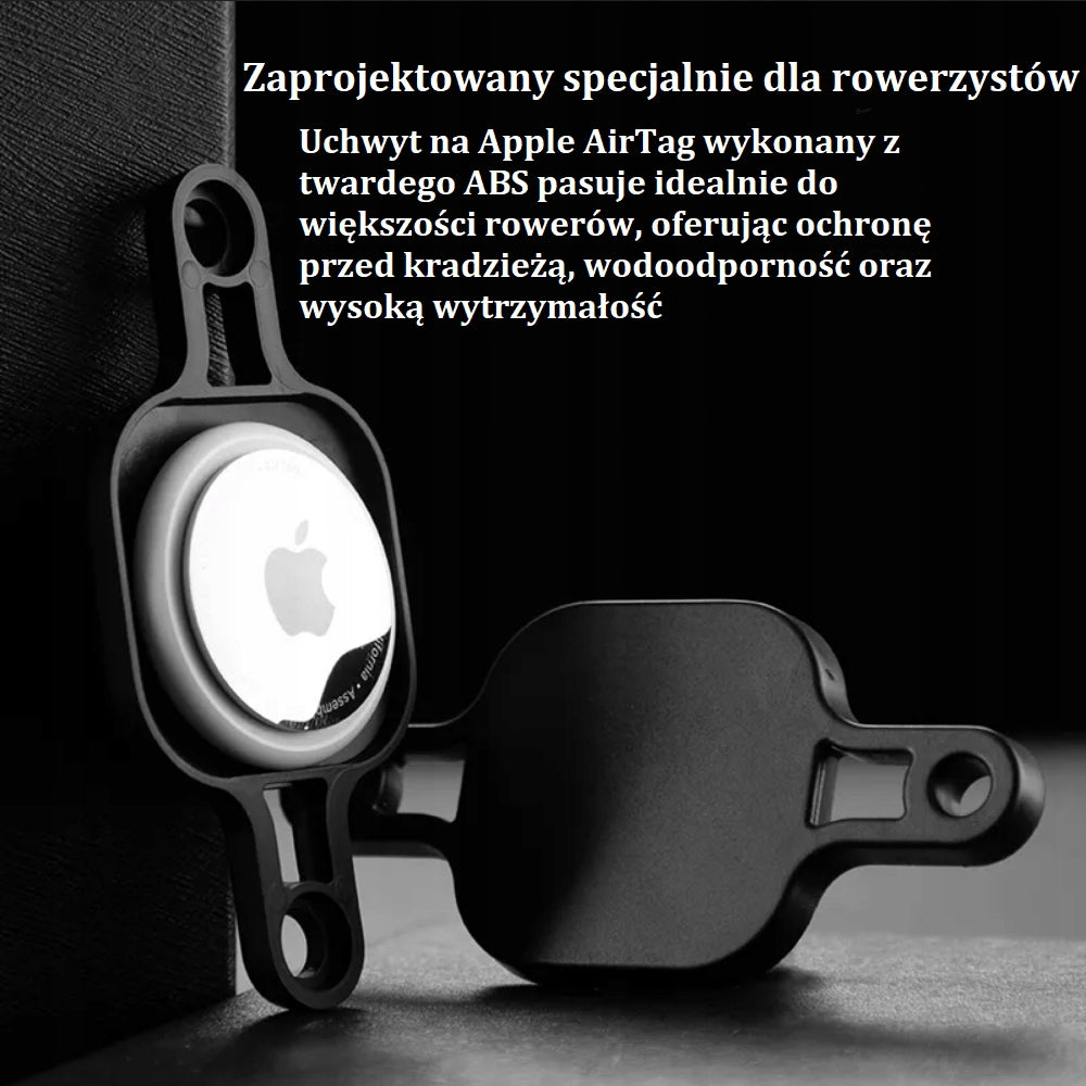 Bicycle holder for Apple AirTag Anti-Lost protection against theft Manufacturer code uchwyt na airtag do roweru