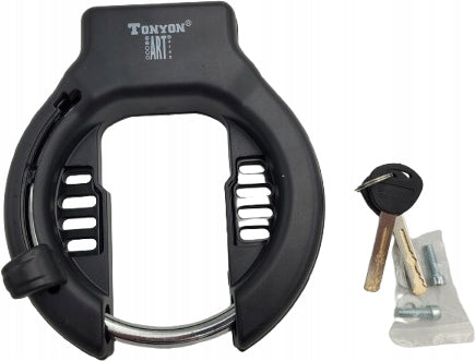 Bicycle horseshoe lock wheel black 2 keys Tonyon TY815 black Kind wheel lock