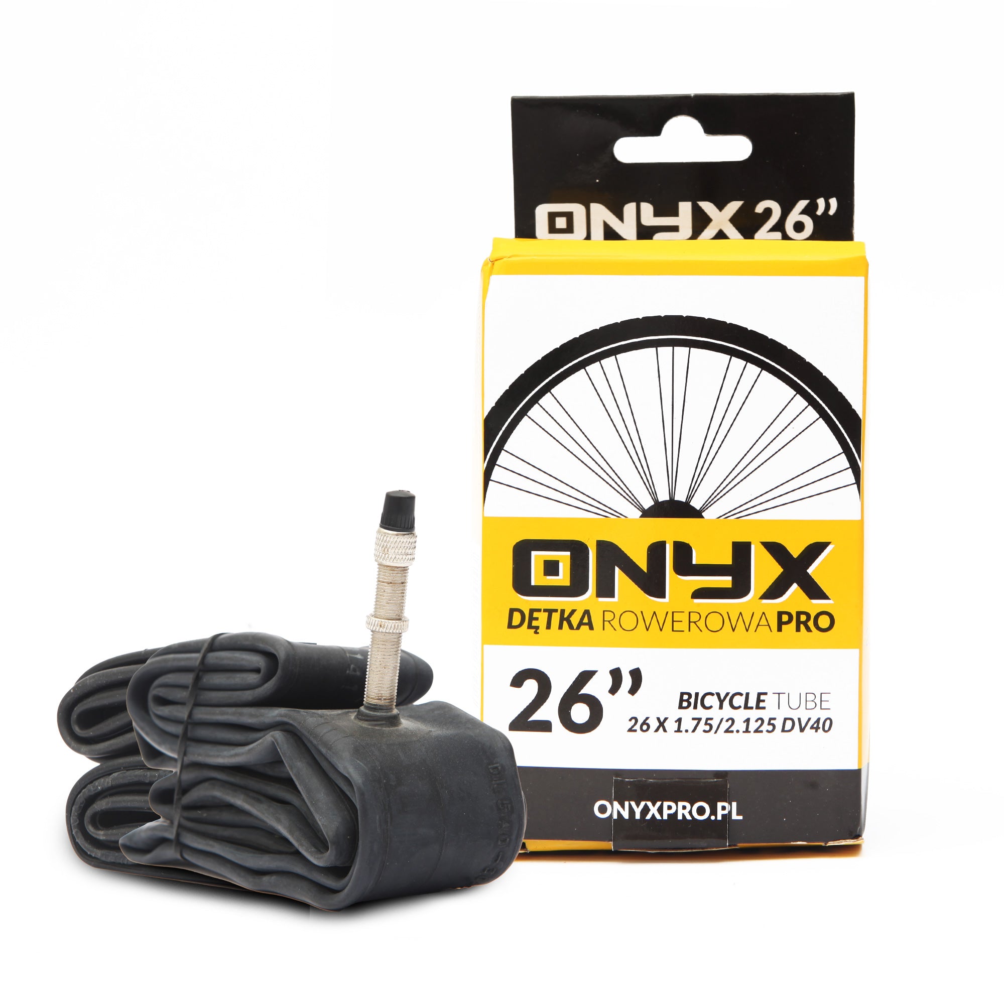 Bicycle inner tube 26x1.75/2.125 DV 40 ONYX box