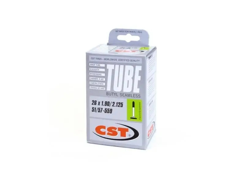 Bicycle inner tube CST 26 x 1,50/1,75 SV/AV Brand CST