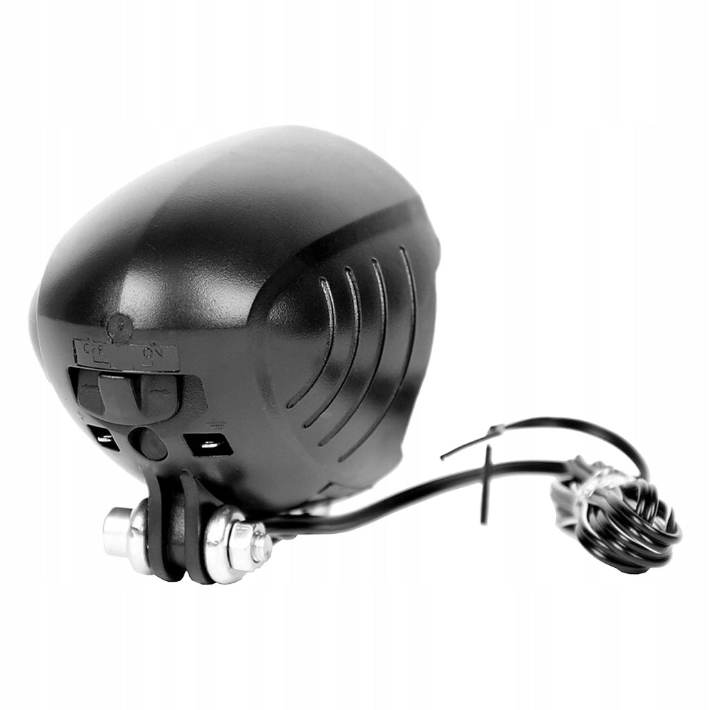 Bicycle lamp front light for DYNAMO mounted on fork Color black